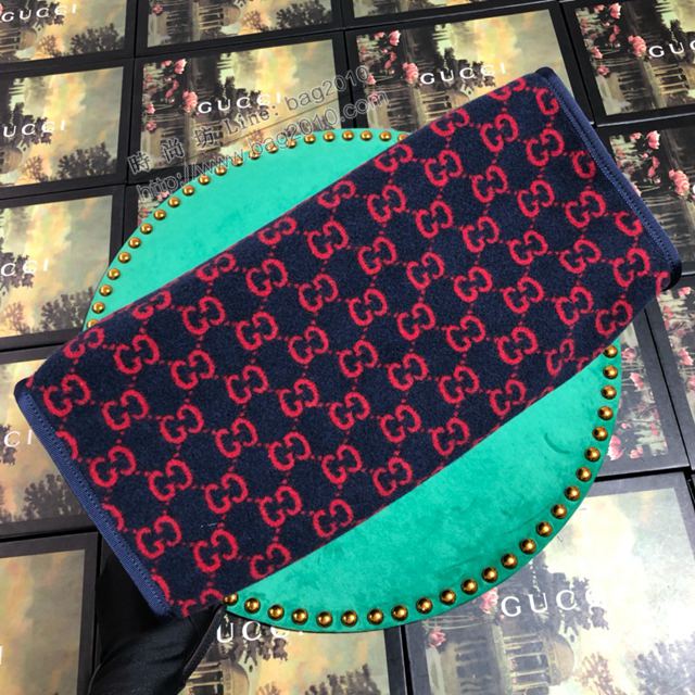 Gucci包 古馳女包 598169藍絨 Gucci新款購物包 Gucci手提肩背女包  gudj1415